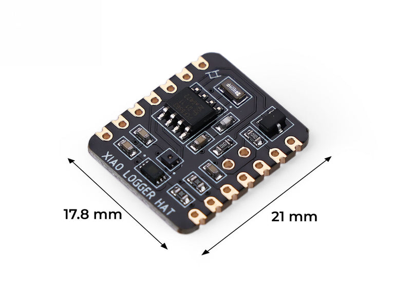 XIAO Logger HAT - A tiny temperature, humidity and light add-on module for XIAO with RTC and battery voltage monitoring