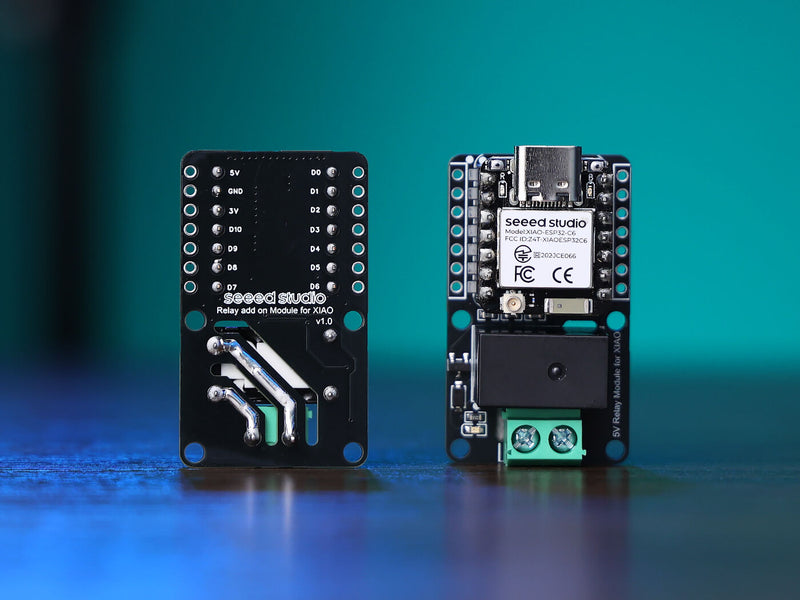 Relay Add-on Module for Seeed Studio XIAO and QT Py