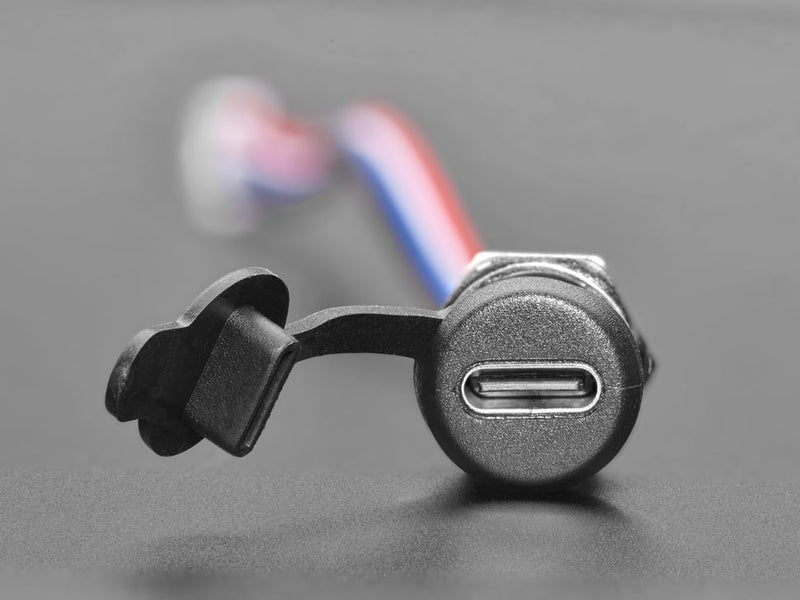 USB-C Screw Panel Mount to 4pin JST PH Cable