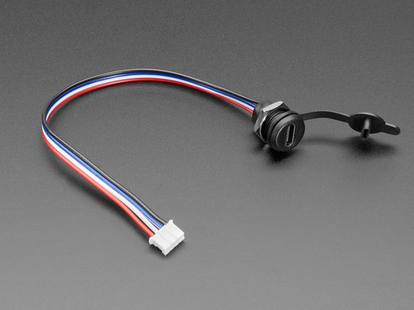 USB-C Screw Panel Mount to 4pin JST PH Cable