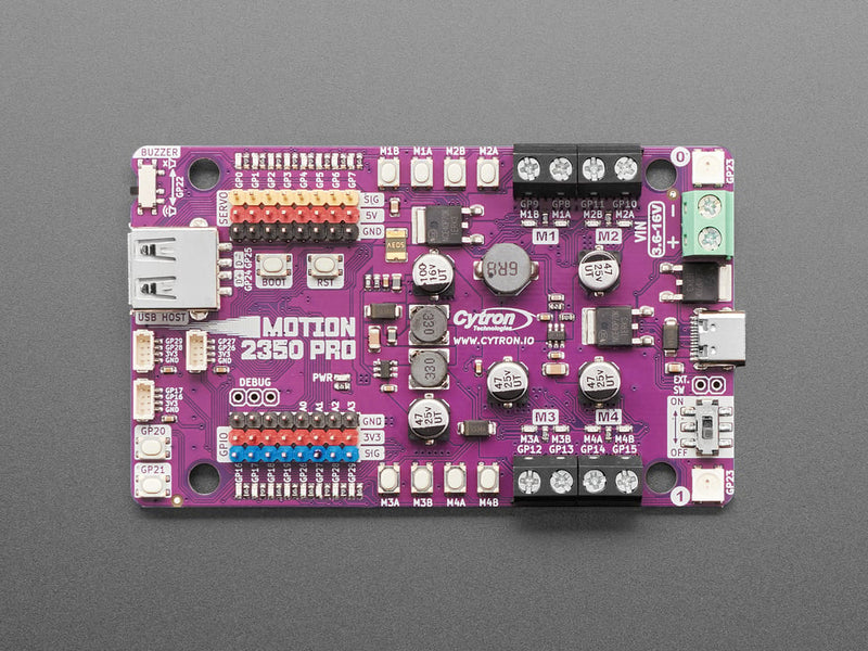 Cytron MOTION 2350 Pro - RP2350 Robotics Controller