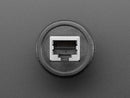 RJ-50 (10P10C) Round Panel Mount Adapter Plug