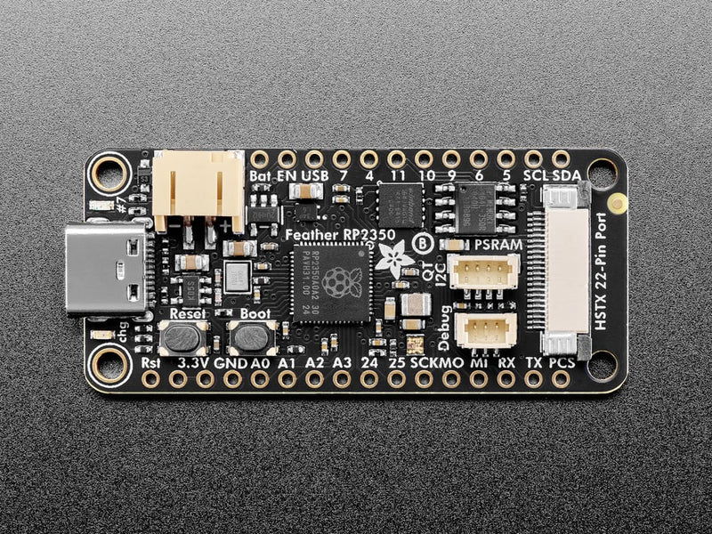 Adafruit Feather RP2350 with HSTX Port and 8MB PSRAM