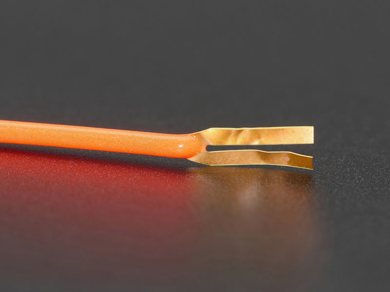 Single ended nOOds - 128mm long Flexible LED Filament - Red 3V