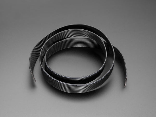 Silicone Cover Stranded-Core Ribbon Cable - 10 Wires - 20 AWG