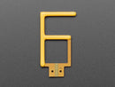 Alphabet LED Filament - Warm White Letter "F"