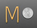 Alphabet LED Filament - Warm White Letter "M"