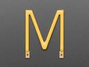 Alphabet LED Filament - Warm White Letter "M"