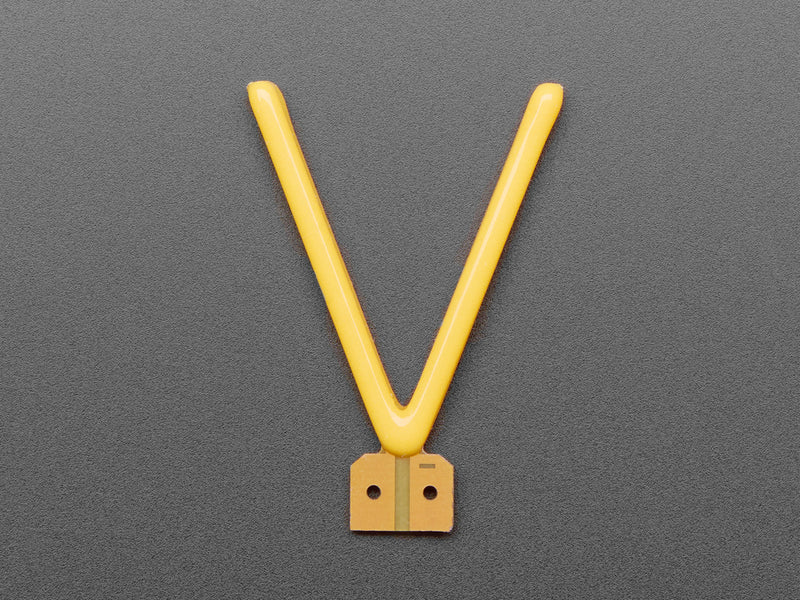 Alphabet LED Filament - Warm White Letter "V"