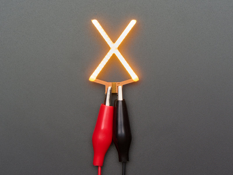 Alphabet LED Filament - Warm White Letter "X"