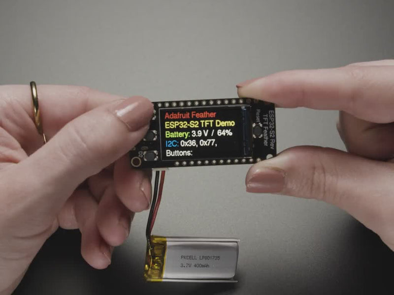 Adafruit ESP32-S2 Reverse TFT Feather with wFL