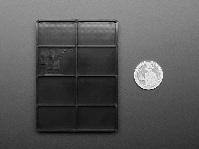 Baseboard for Mini Breadboards - Black 64mm x 89mm