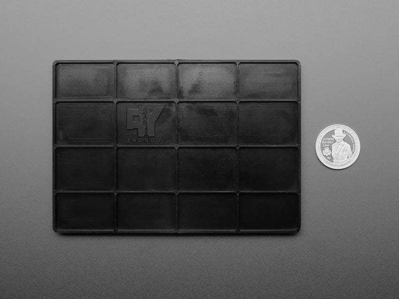 Baseboard for Mini Breadboards - Black 92mm x 132mm