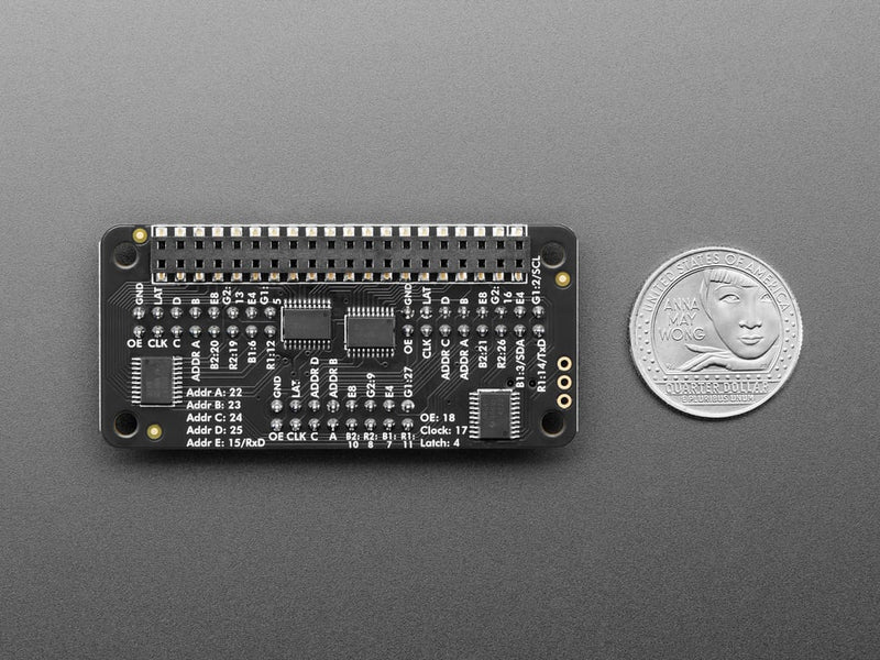 Adafruit Triple LED Matrix Bonnet for Raspberry Pi - For HUB75