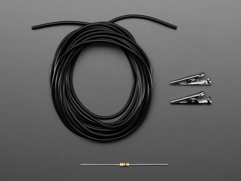 Conductive Rubber Cord Stretch Sensor + extras! -  3m long