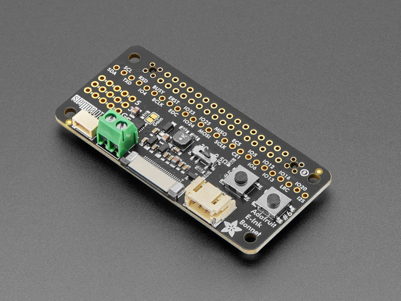 Adafruit E-Ink Bonnet for Raspberry Pi - 24-pin E-Paper Displays