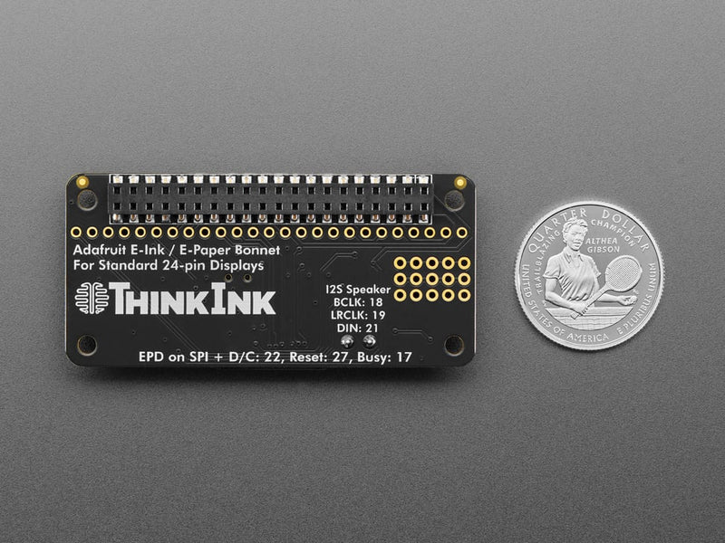 Adafruit E-Ink Bonnet for Raspberry Pi - 24-pin E-Paper Displays