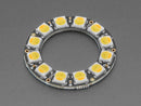 NeoPixel Ring - 12 x 5050 WWA with Integrated Drivers