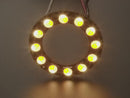 NeoPixel Ring - 12 x 5050 WWA with Integrated Drivers