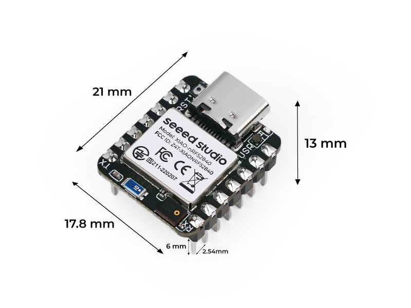 Seeed Studio XIAO nRF52840 Sense (Pre-Soldered)