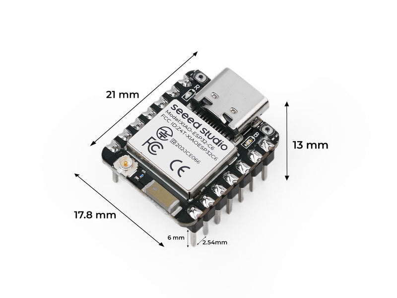 Seeed Studio XIAO ESP32C6 (Pre-Soldered)