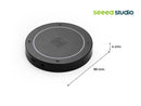 reSpeaker XMOS XVF3800 with XIAO ESP32S3 (Case Version)– AI-powered 4-Mic Array for Clear Voice Even in Noise