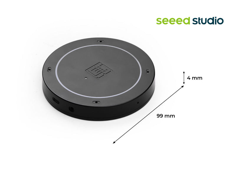 ReSpeaker XVF3800 With Case – USB 4-Mic Array with AEC, AGC, Beamforming, DoA, Noise Suppression, 360° Far-Field Voice Processing for XIAO ESP32S3, Raspberry Pi, Jetson Device