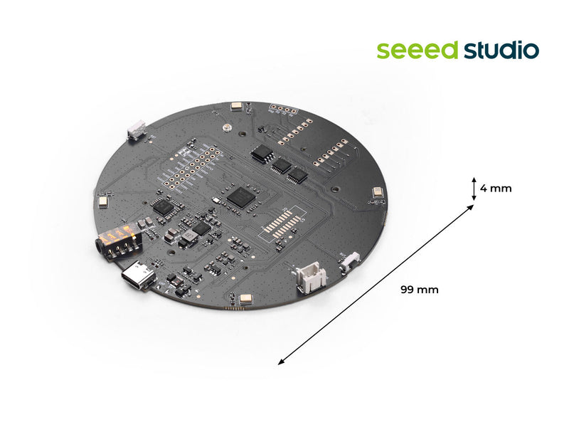 ReSpeaker XVF3800 – USB 4-Mic Array with AEC, AGC, Beamforming, DoA, Noise Suppression, 360° Far-Field Voice Processing for XIAO ESP32S3, Raspberry Pi, Jetson Device