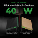 xTool S1 40W Dark Deluxe Bundle (Class IV)