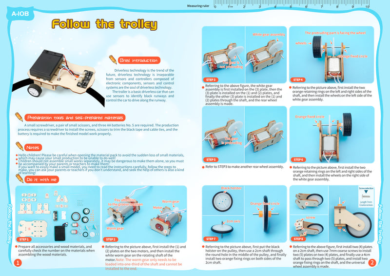 DIY - Follow the Trolley Kits for school
