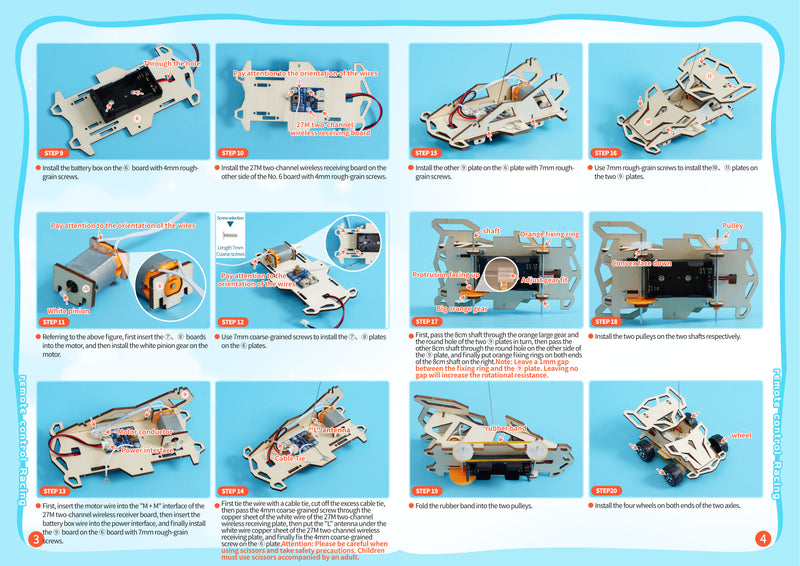 DIY - Remote Control Racing Kits for school