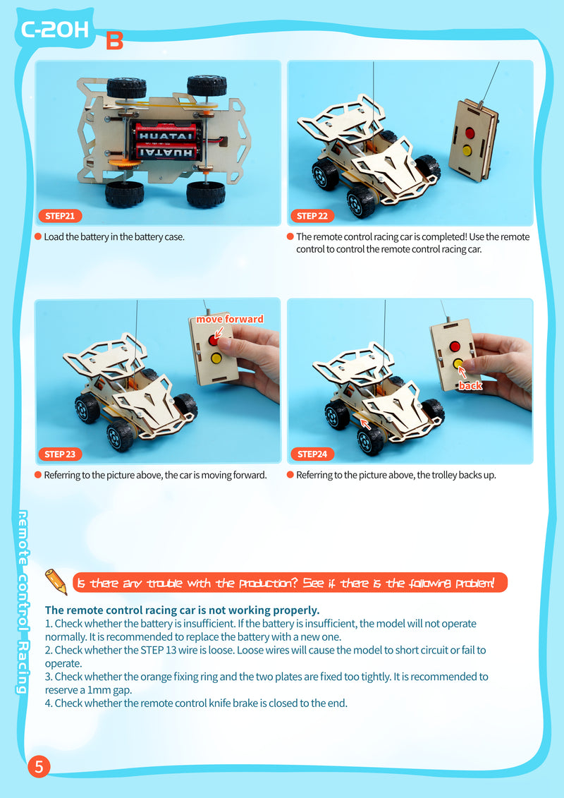 DIY - Remote Control Racing Kits for school
