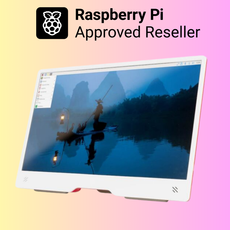 Raspberry Pi 5 Desktop Kit 4GB with 15.6" Monitor (Red/White)