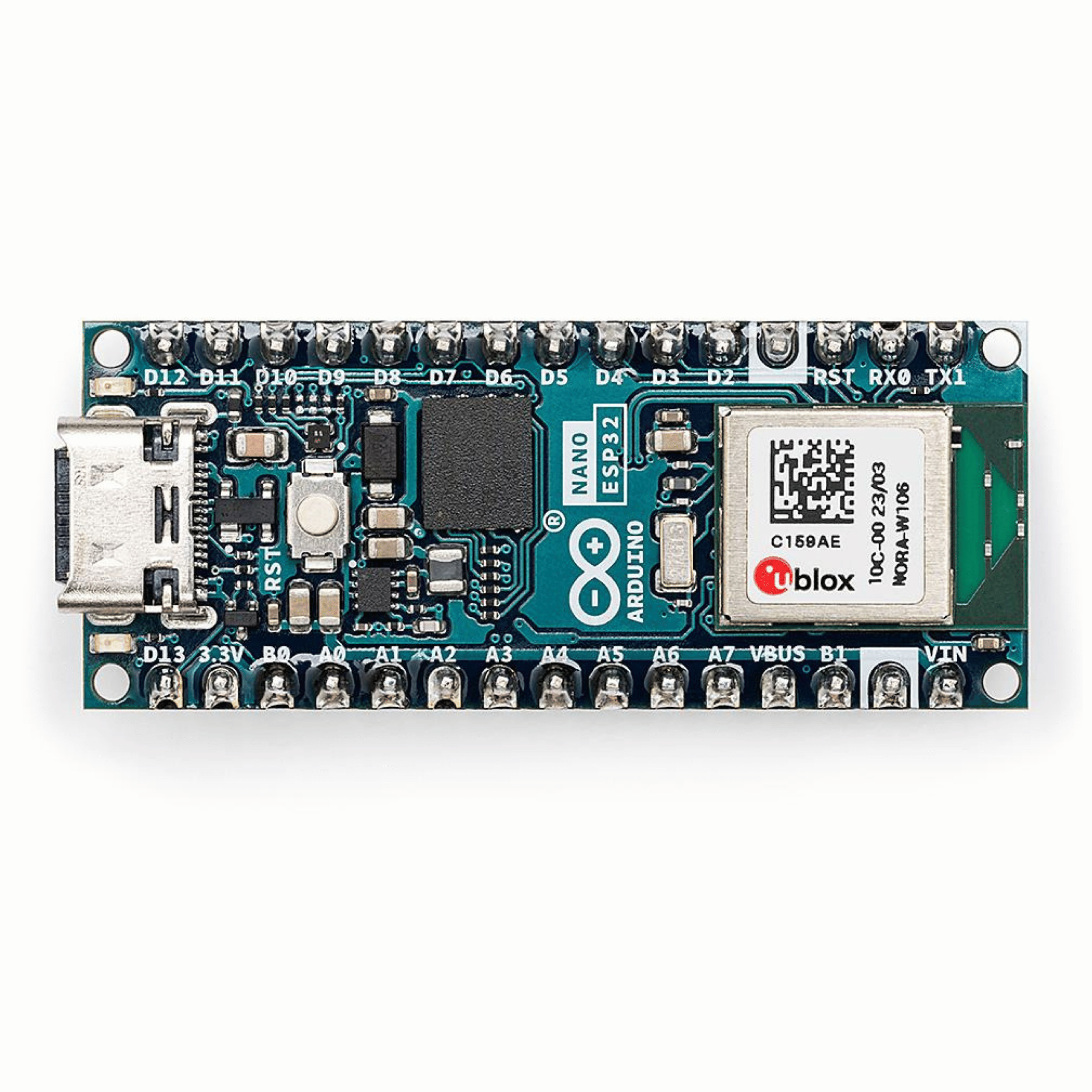 Buy Arduino Nano ESP32 with Headers ARD-ABX00083 Arduino AG