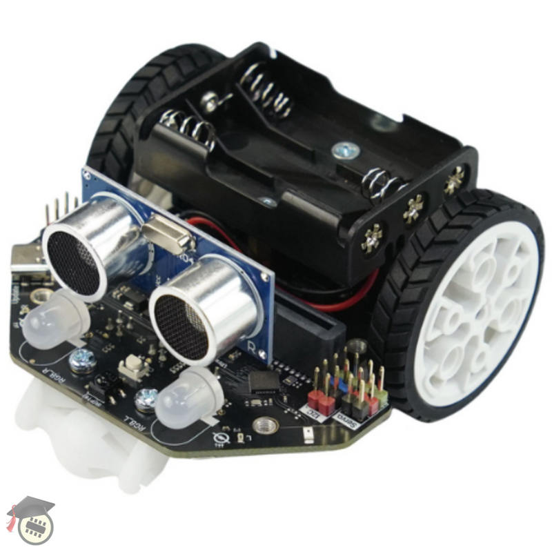 Maqueen Lite V5 micro:bit Robot Kit for STEM (Line Tracking & Obstacle Avoidance)