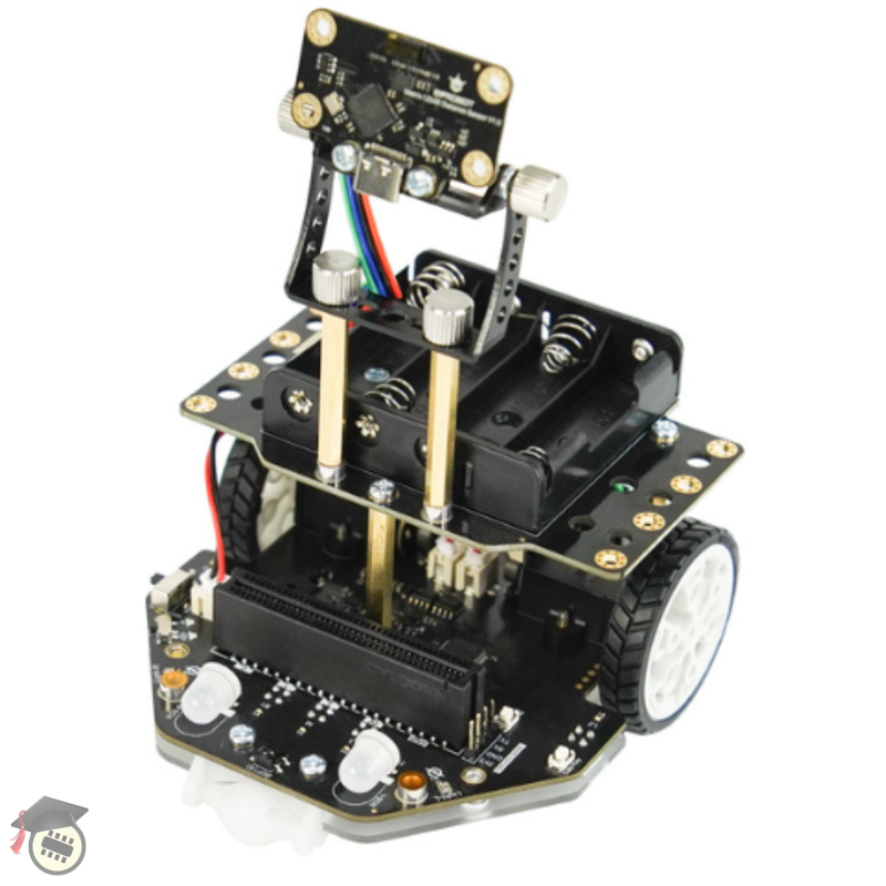 Maqueen Plus V3 - Advanced Matrix Laser Navigation STEM Robot for Competitions (AA Battery)
