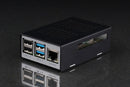 KKSB Raspberry Pi 4 Case - Aluminium and Steel - Space for Raspberry Pi Heatsink, Fan, PoE HAT