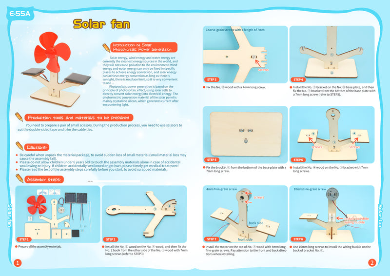 DIY - Solar Fan Kits for school
