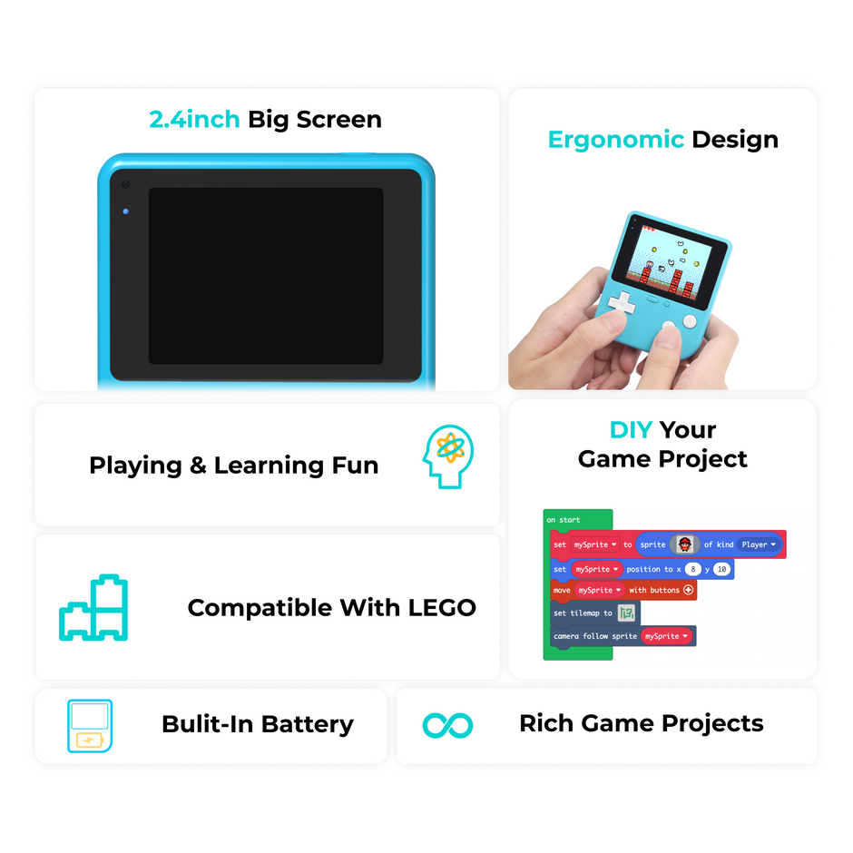 Microsoft Makecode Arcade Console Buy ELECFREAKS Retro Microsoft Makecode Arcade EF08247 Elecfreaks