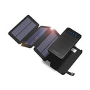 Cygnett ChargeUp Explorer 8000mAh (8K) Power Bank w/Detachable Solar Panels  & LED Torch (Black)