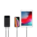Cygnett ChargeUp Explorer 8000mAh (8K) Power Bank w/Detachable Solar Panels  & LED Torch (Black)