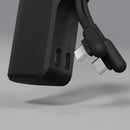 Cygnett ThumBoost PD 3.0 20W 5000mAh (5K) Power Bank + USB-C Cable Combo (Onyx Black)