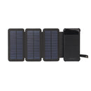 Cygnett ChargeUp Explorer 8000mAh (8K) Power Bank w/Detachable Solar Panels  & LED Torch (Black)