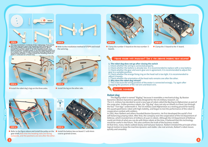 DIY - Robot Dog Kits for school