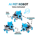 KittenBot AI Speech Recognition (Offline) Robot Puppy Kit – Embodied Intelligence Designed for micro:bit
