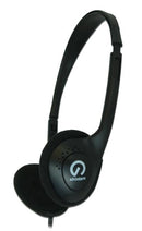 Shintaro Lightweight Headphones with Volume Control and 3.5mm Audio Jack, Flexible Headband, 2.5m Cord, Ideal for Office and Classroom Use
