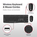 Shintaro Wireless Keyboard &amp; Mouse Combo - Compact, Spill-Resistant, 10m Range, Precision Tracking, Compatible with Windows &amp; Mac