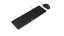 Shintaro Wired Keyboard &amp; Mouse Combo - Ergonomic Design, Spill-Resistant, USB Plug &amp; Play, Comfortable, Precision Tracking for Windows &amp; Mac