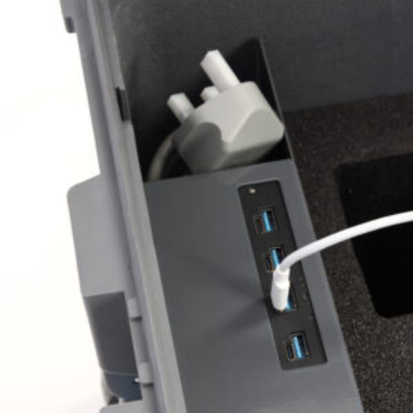 LapCabby VR Headset USB Charging Case for VR Headsets - Up to 4 VR Headsets - Vertical