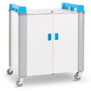 LapCabby 20 Vertical | 20-Device Mobile AC Charging Trolley for Laptops &amp; Chromebooks up to 17" - Vertical